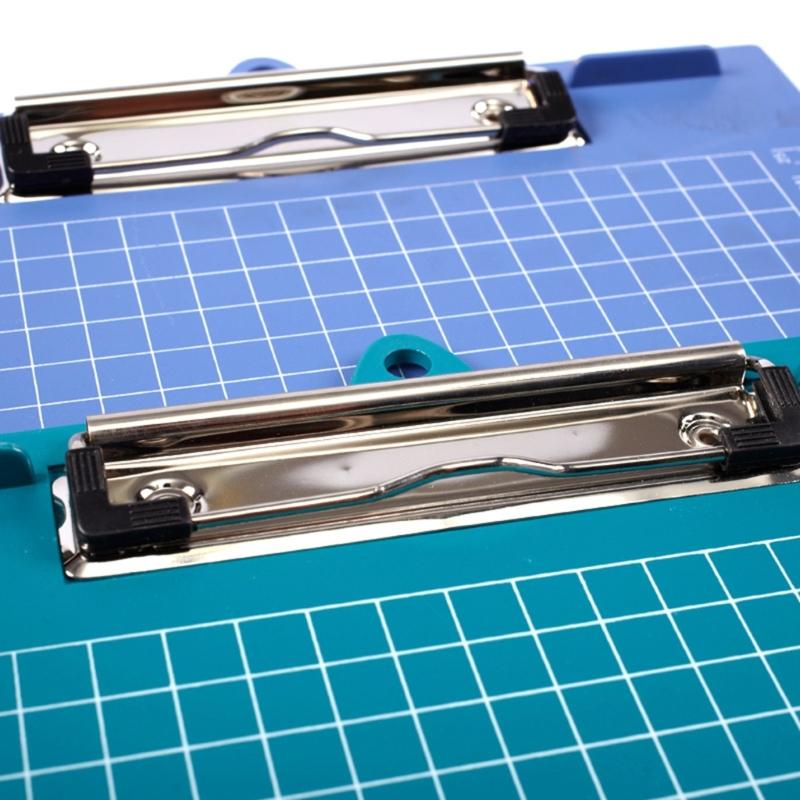 12.6x9Inch Clipboard Horizontal Clipboard Lap Board Plastic Clip Board with Metal Clip for Drawing, Sketching