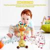 Musical Giraffes Plush Toy - Interactive Swinging, Talking, and Light-Up Soft Toy for Babies, Toddlers, Boys, and Girls, Perfect Gift
