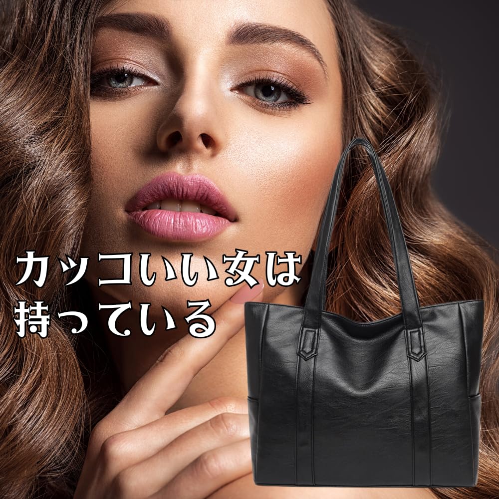 ORIJIRI Commuter Bag for Women, Popular Job Hunting Bag, Tote Bag, Stylish Business Bag, A4 Size, Large Capacity, 2-Way