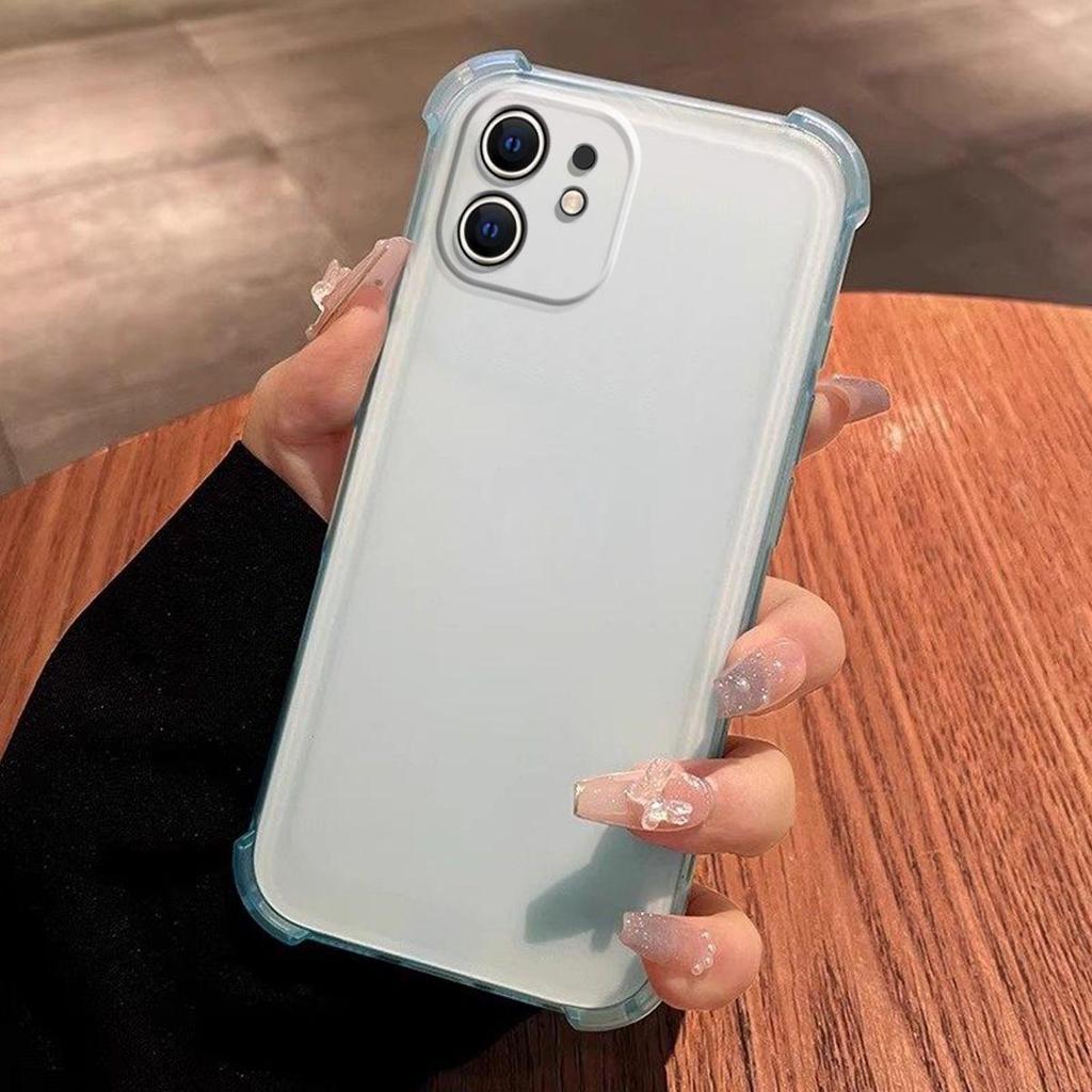Case for iPhone 12 Mini 11 Shockproof Airbag Bumper Casing Frosted Translucent Cover