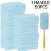 Double Sided 360° Electrostatic Duster Disposable Duster Swiffer for Dust Refills for Spider Webs Large-Scale Cleaning CCD004