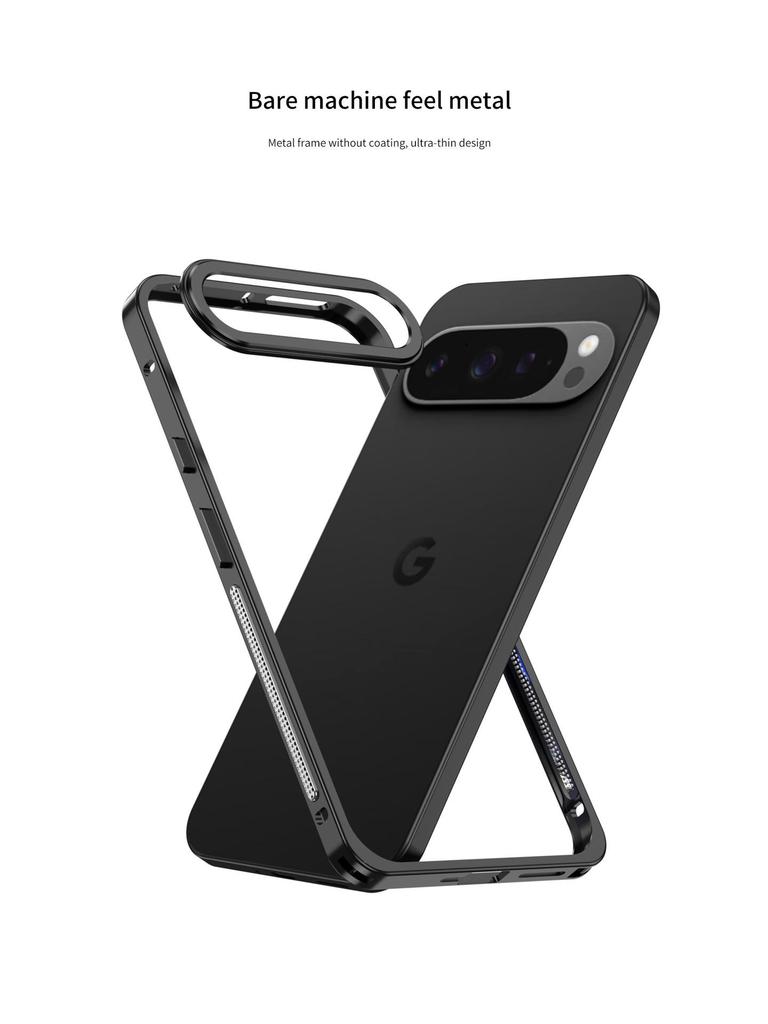 Google 10 Pro XL Metalowa Ramka Rozpraszająca Ciepło Klamra Konik Morski Etui na Telefon