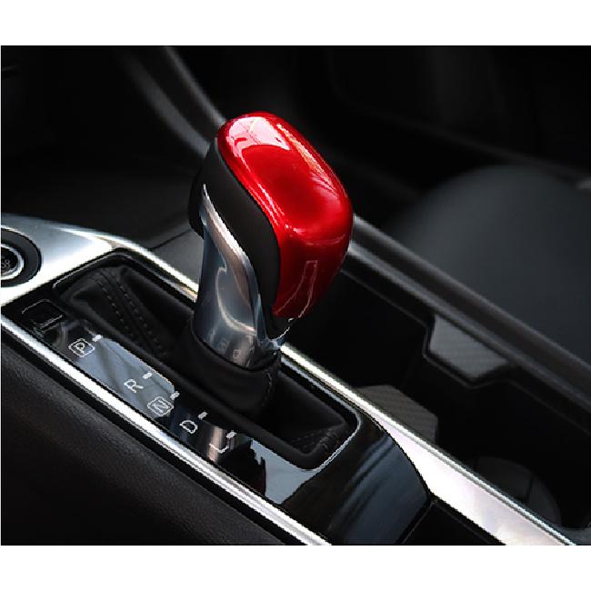 Red Gear Shift Knob Cover Trim For Nissan Kicks 2017 2018