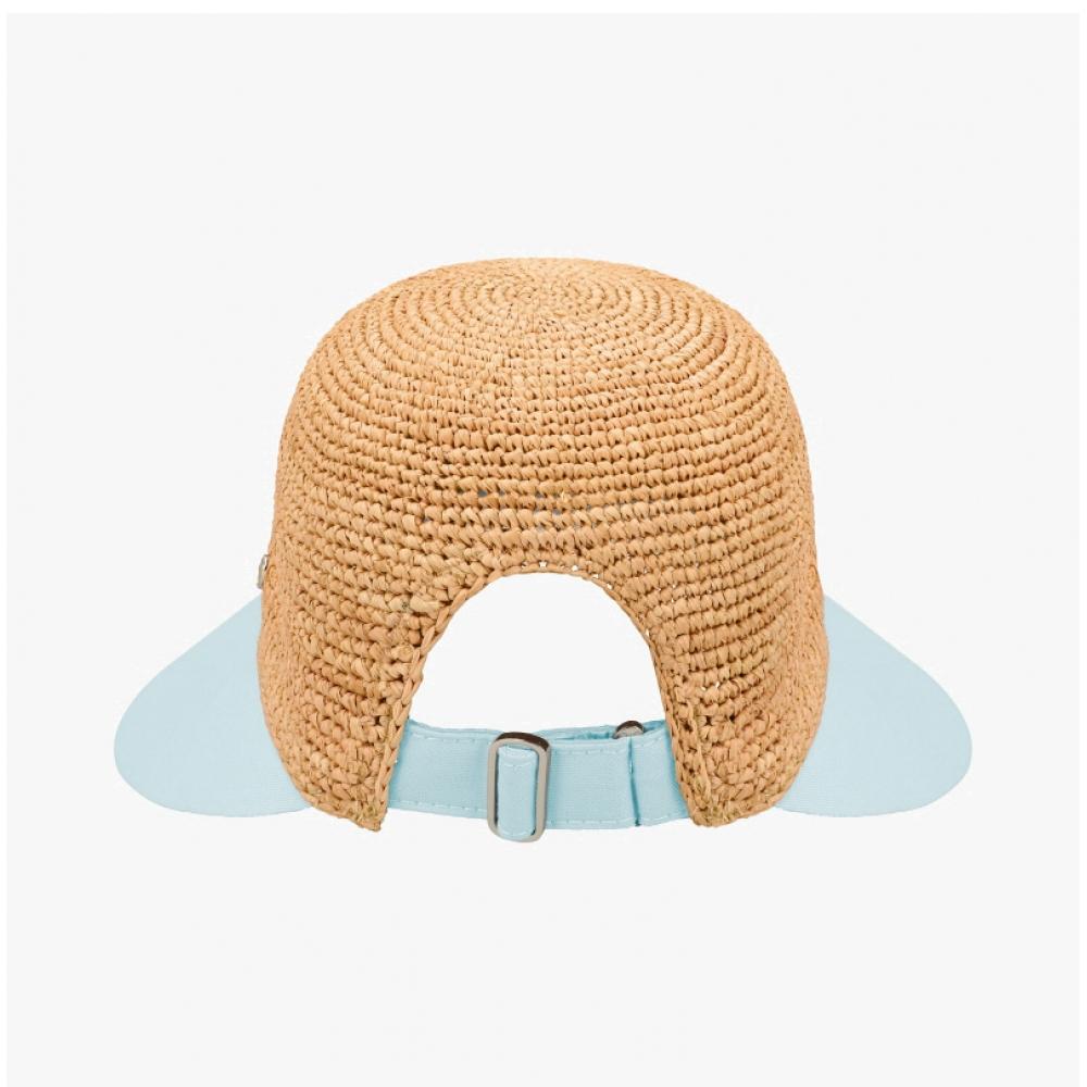 Helen Kaminski Blaze Natural Breeze White Visor Hat50530