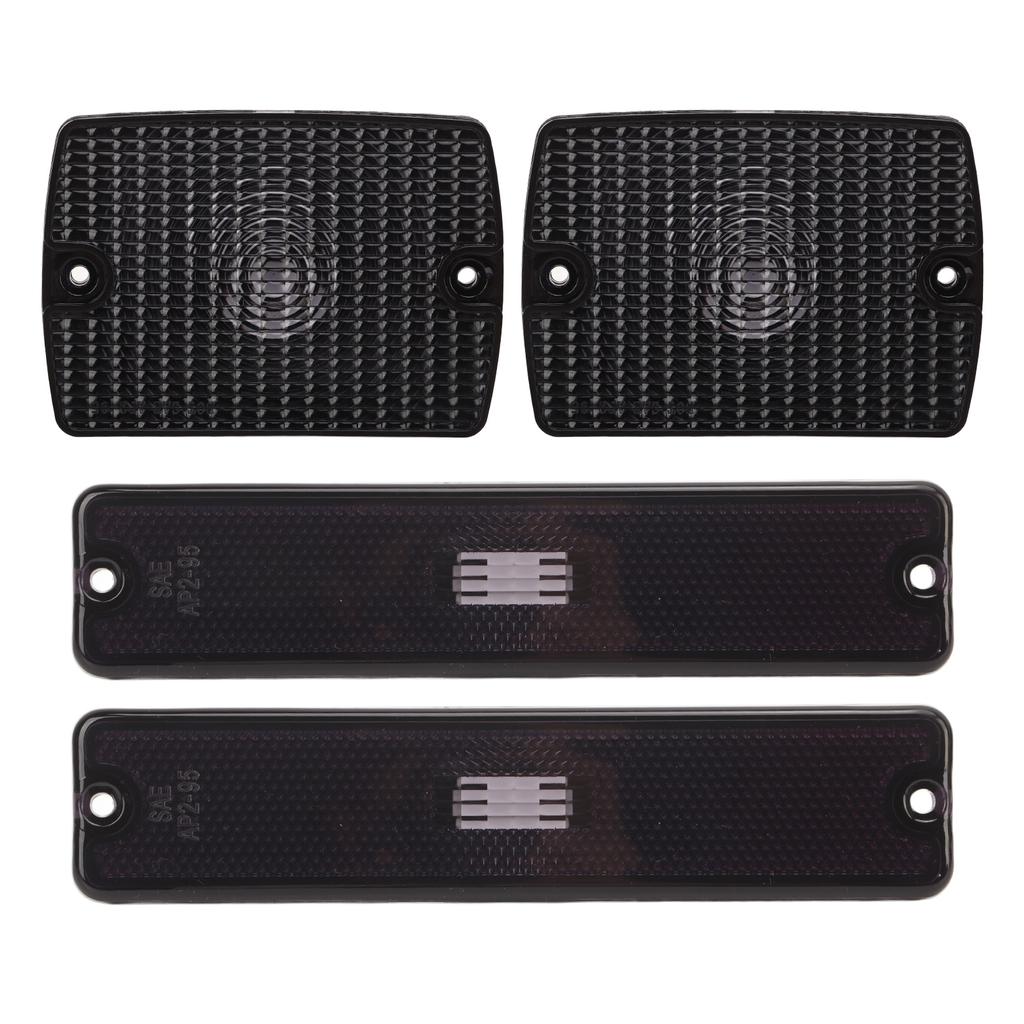4PC Side Marker Light and Turn Signal Light Housings 56001378 Replacement for YJ