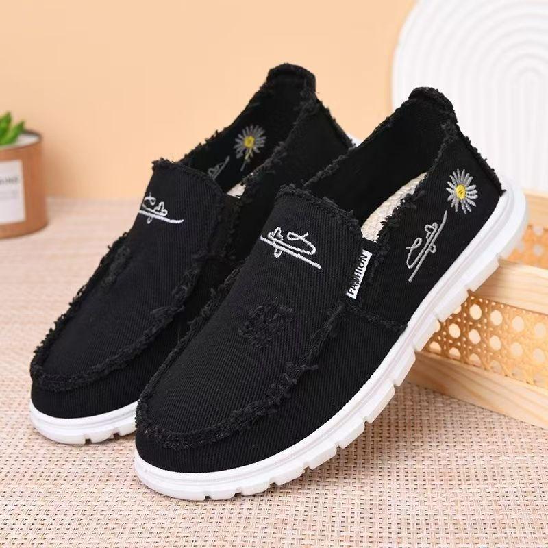 

Тканевая обувь, Женская обувь, Универсальная, Повседневная обувь, Удобная, Дышащая, Женская, Холщовая обувь 38