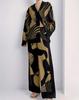 2024 Autumn Elegant Women's Trendy Print Long Sleeve Top and Pants Set