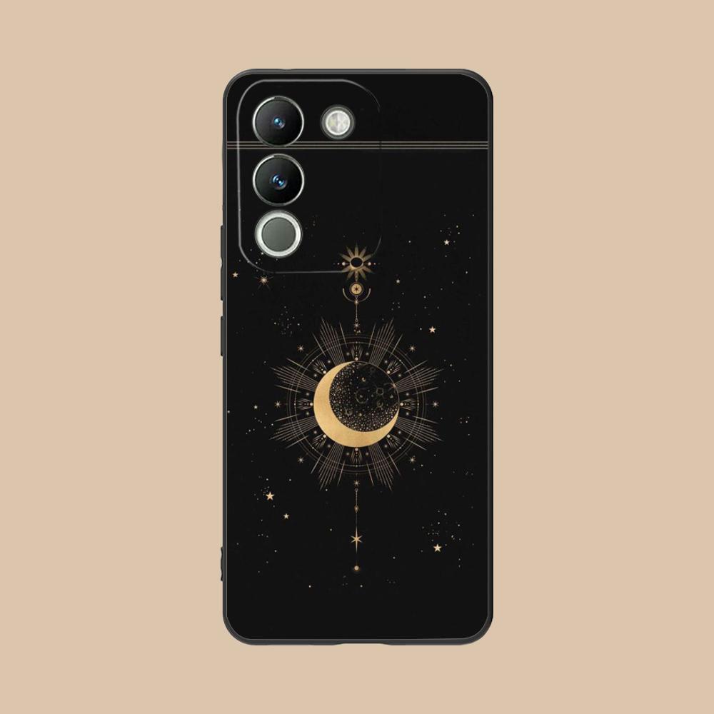 Sun Moon Mobile Cell Phone Case for VIVO Y77 76 75 74 73 72 58 56 55 51 50 38 36 Y19 Y18 Y03 Y01 5G Colorful Printing Cover