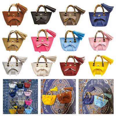 Miniature Handbag for 12 Inch Dolls Perfect for Fashionable Doll Colorful Outfits Mini Shopping Bag for 1/6 Scale Dolls