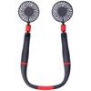 D9 Wearable Neck Fan USB Rechargeable Desktop Neck Fan Handheld Neck Air ConditionerBlack