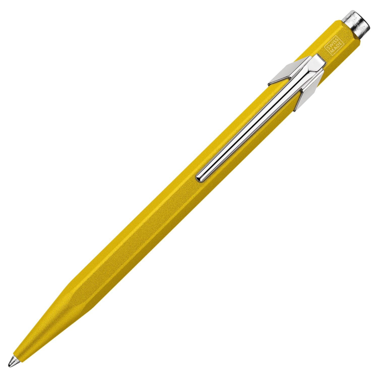 

CARAN Ballpoint 849 Color Matte Metal Officially Imported D ACHE Pen, Oil-Based, X, Yellow, NF0849-743, Tin,