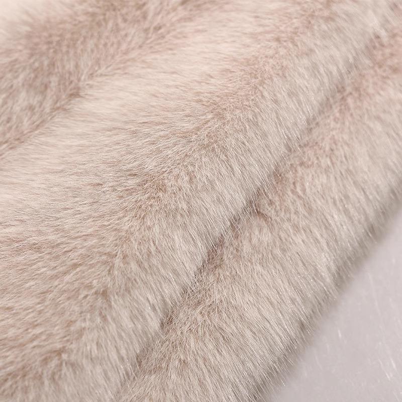 50x180cm Thickend Faux Fox Long Hair Plush Fabric for Coats Collar Toys Carpet For Diy Sewing Plain Soft Warm Fur Cloth