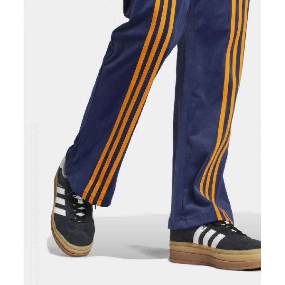 【ADIDAS】70s Velour Track Pants - Navy:Orange / JN8290 Adidas 70s Velour Track Pants Navy Orange Jn8290 – buy the