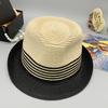 2021 Parent-Child Adjustable Short Brim Sunshade Summer Straw Hat Top Hat Beach Hat