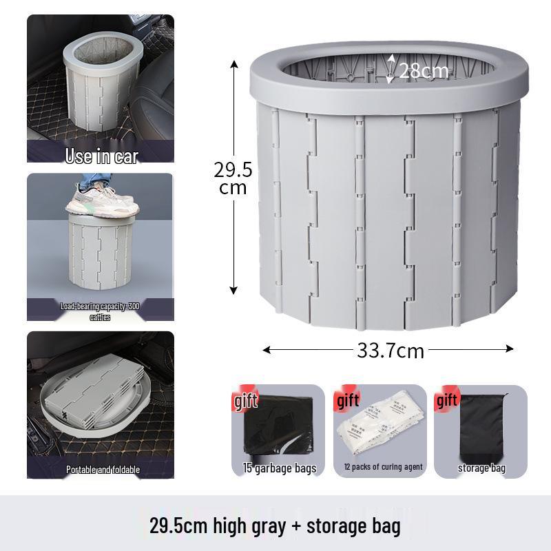 

Portable Odor-Proof Folding Toilet for Vehicle and Camping