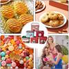 6 Piece Reusable Christmas Boxes for Storage Containers