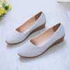 Fashion With Bow Round Toe Ladies Pumps Medium Heels Women's Shoes Beau Today Chic Point Young Quick Delivery On Sale Shoe Wholesale Y2k
