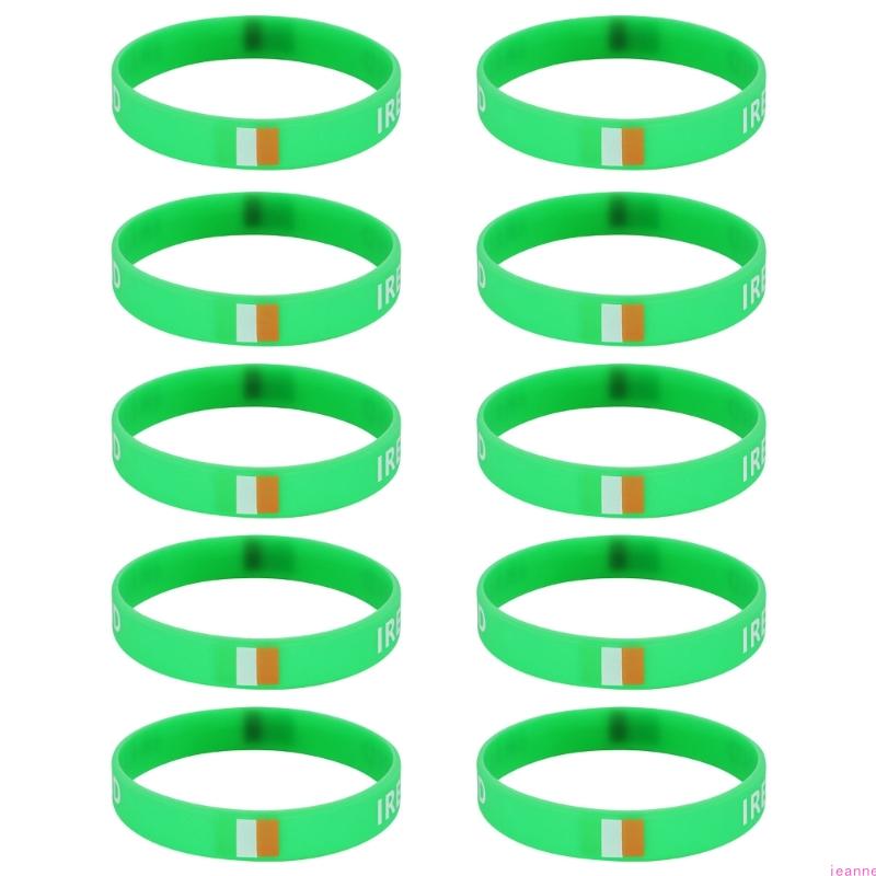 10Pcs/set Soft Elastic 2026 Sports Event Fan Bracelets Showcasing International Team Color Great For Collector