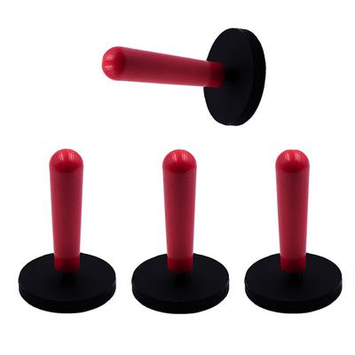 4 Stück Auto Gummi Wrap Greifer Magnet Halter Tönungswerkzeug Vinyl Installation Autofolie Fix Schwarz Magnetischer Locator Modifikationswerkzeuge