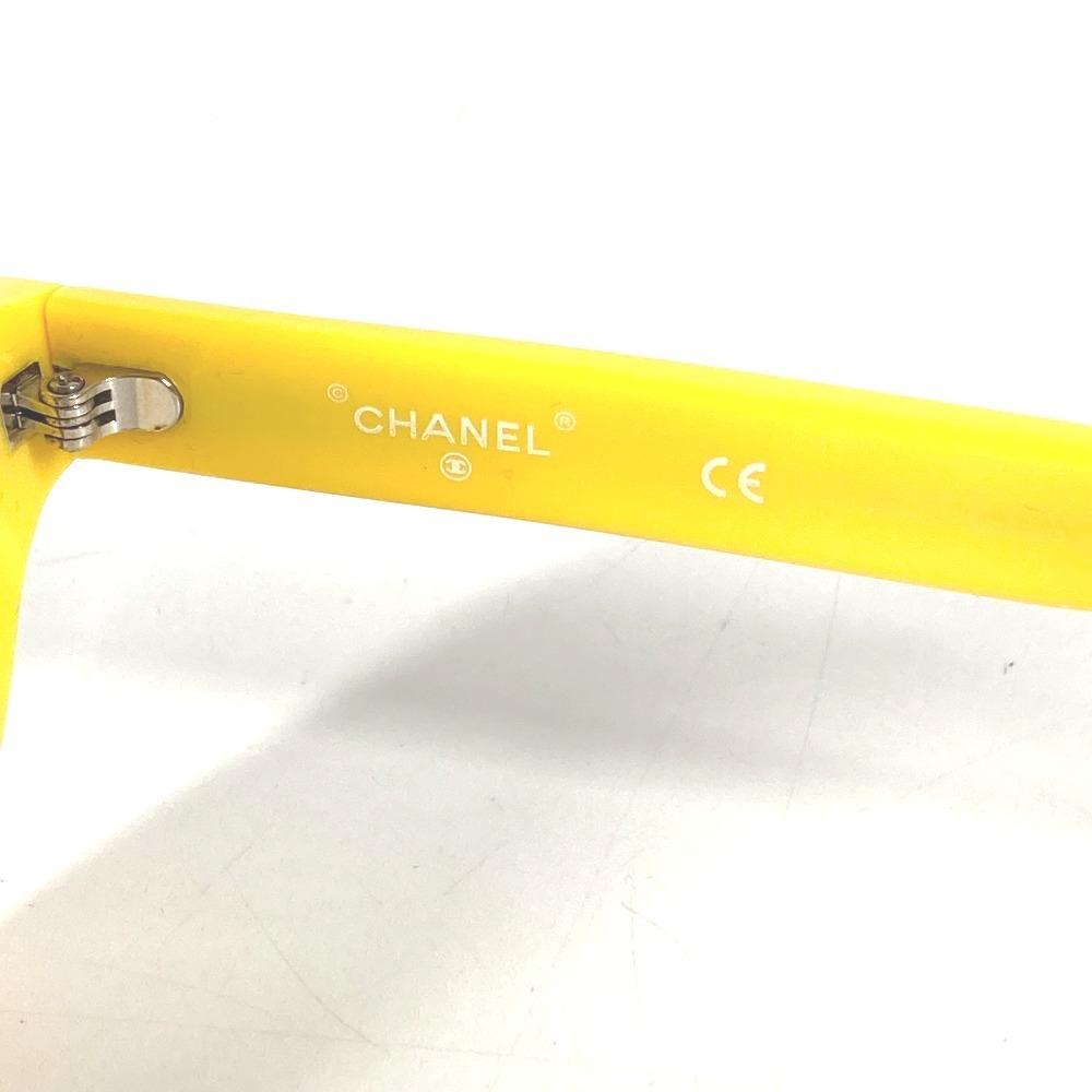 Chanel 71314A Logo Pharrell Williams Eyewear Glasses Sunglasses Plastic Yellow