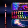 Direct Liquid Paint Pens Human Body Fluorescent Paint Pen Set 8 Colors Party DIY Paint Pens,8ml