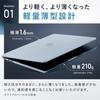 Sky Blue Scratch MacBook Air Case 2025 2024 2022 Clear Matte Cover A3240 A3113 A2681 HOGOTECH [Skin-Tone Texture, Protection] 13-inch M4/M3/M2