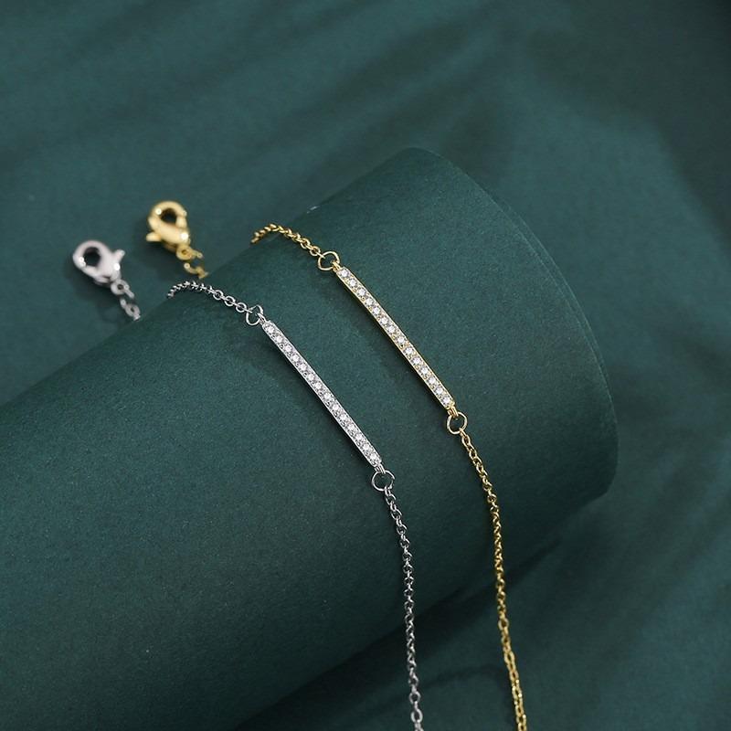 New Minimalist Zirconia Bracelet - Luxurious, Niche, Sophisticated, Exquisite Hand Chain for Women, Fashionable and Versatile Accessory