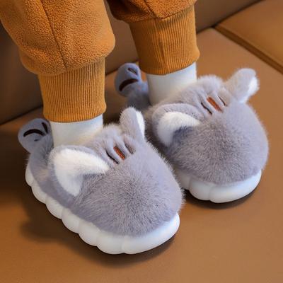 Pantofole di cotone per bambini Autunno e inverno Nuovo cartone animato carino caldo morbido suola scarpe di cotone peluche per neonati maschi e femmine