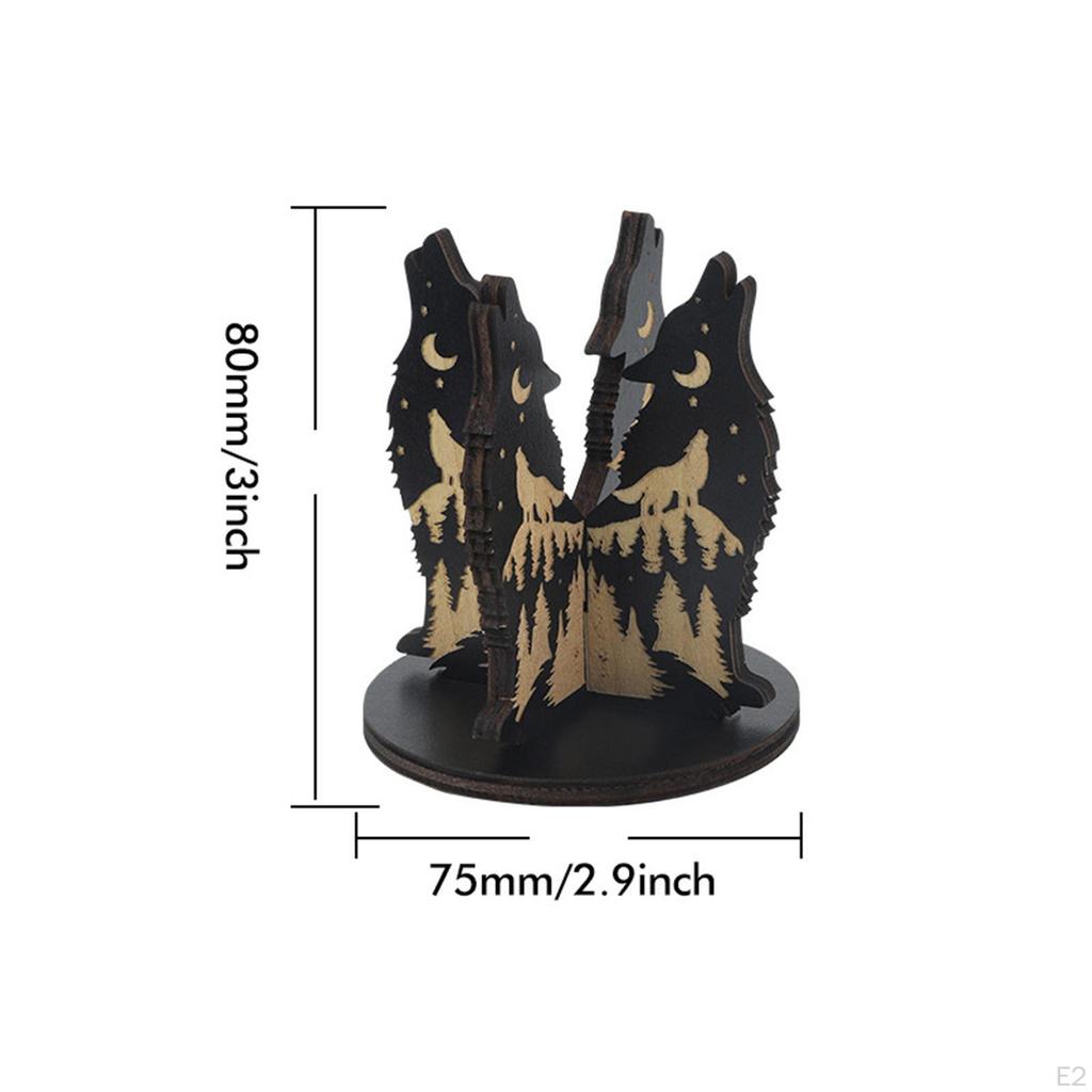 Crystal Stand Rack Wooden Holder Bracket Stone Shelf for Collectibles Egg