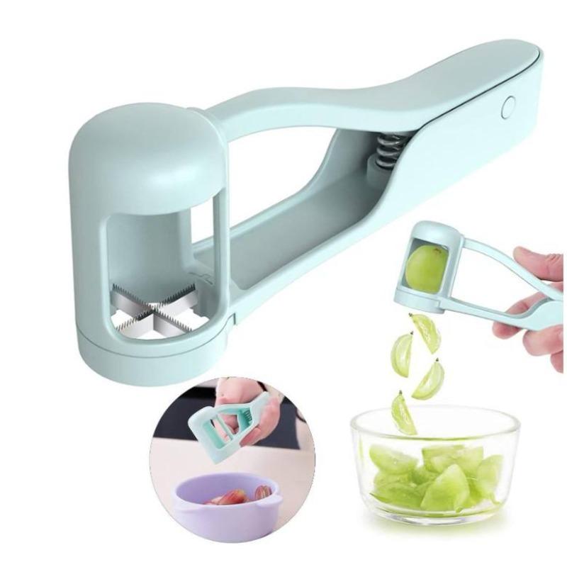 Fruit Accessories Kitchen Tool Fruit Cutter Cherry Grape Cutter Tomato Salad Tools Auto Vegetable Fruit Slicer Kitchen