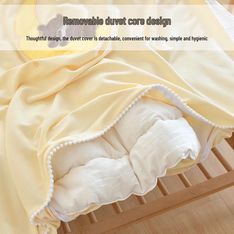 mling Moon Rabbit All-Season Cotton Baby Quilt