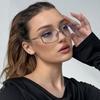3pcs Fashion Small Square Glasses Frame Women Metal Frame Shape Eyewear Clear Optical Eyeglasses Transparent Lens Spectacle