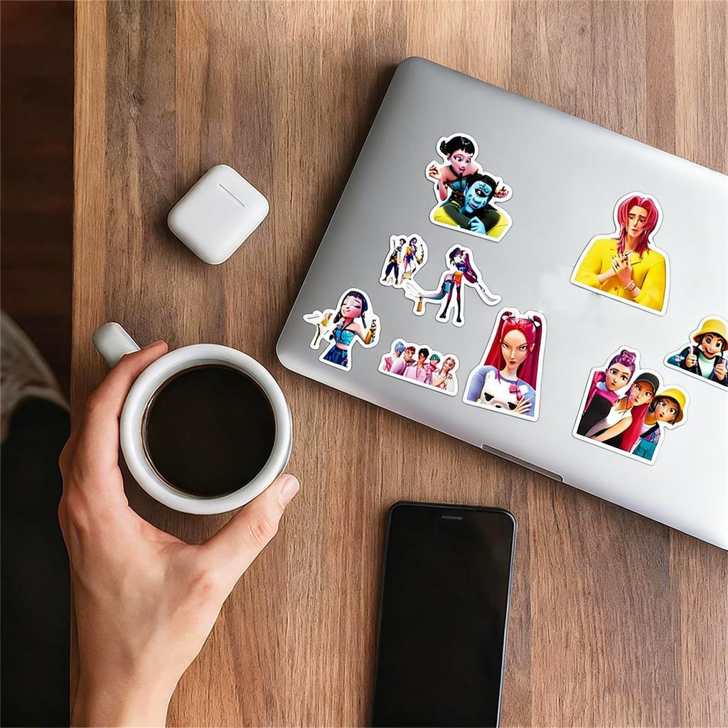 51 Stück Kinder Dekorativer Wasserbecher Handyhülle Gepäck Computer Konto Aufkleber