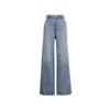 VEROMODA High-Waist Wide-Leg Distressed Jeans