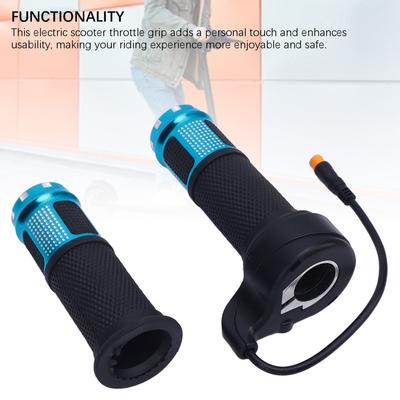 Elektroroller Gasgriff Einfache Installation Aluminiumlegierung Elektrischer Gashebel Lenker Verbessern Sie die Fahrsicherheit für KuKirin