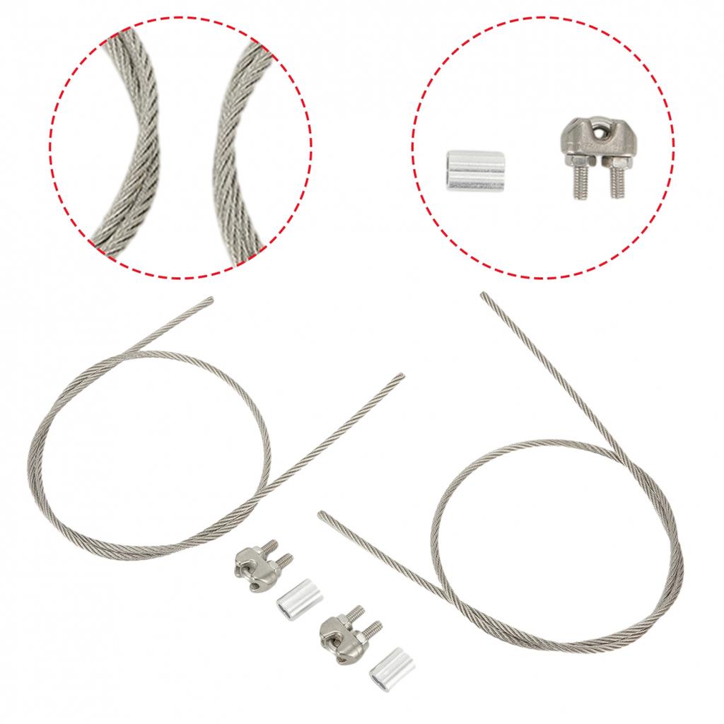 Rope Wire Cordage Length 60cm Stainless Steel Strong Capacity