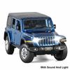 Model de mașină de jucărie la scară 1/32 pentru Jeeps Wrangler Rubicon, model de mașină din aliaj de jucărie de teren turnat sub presiune cu sunet și lumină