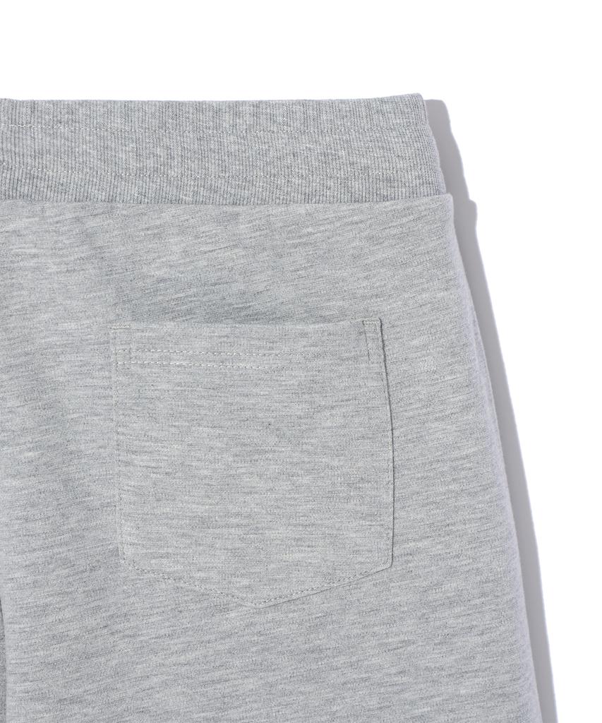Eonoideu Single-Pleat Wide Sweatpants Lq6Pu182_Melange Grey