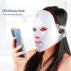 Wireless 7 Colors LED Face Beauty Machine Photon Facial Neck Skin Tighten Rejuvenation Facial Neck Mask