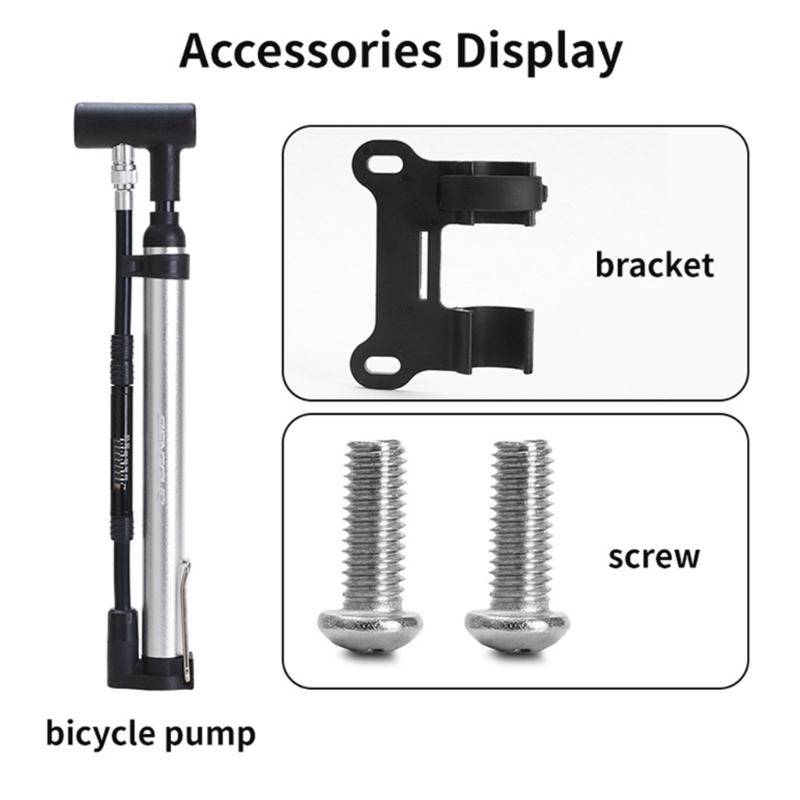 Light Weight Durability Bike Pumps With Ergonomic Portables Small Bike Pumps for Quick Inflation and Easy Operations