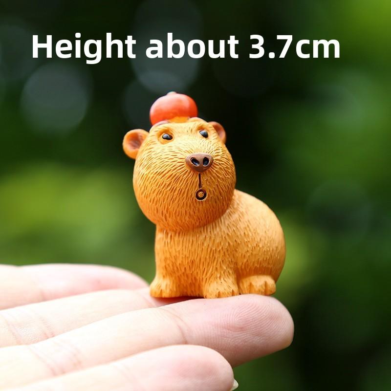 Capybara Resin Toy Figurine With Interactive Features For Visual Development And Parentchild Interaction