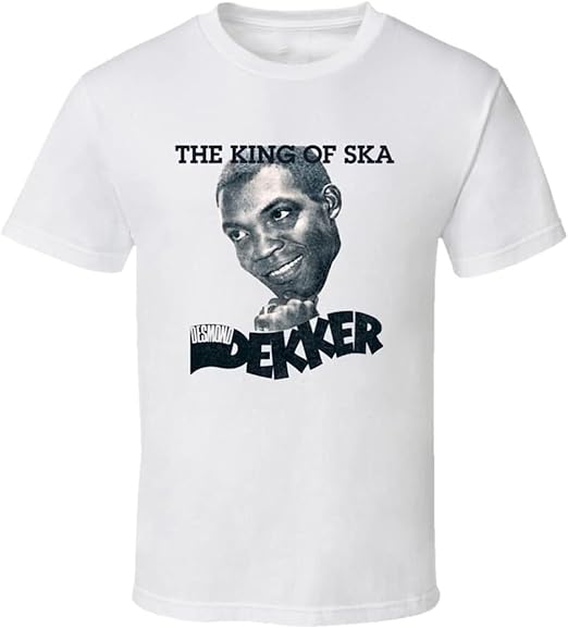 Vinta Reggae Men T Shirt Desmond Dekker King of Ska M белый