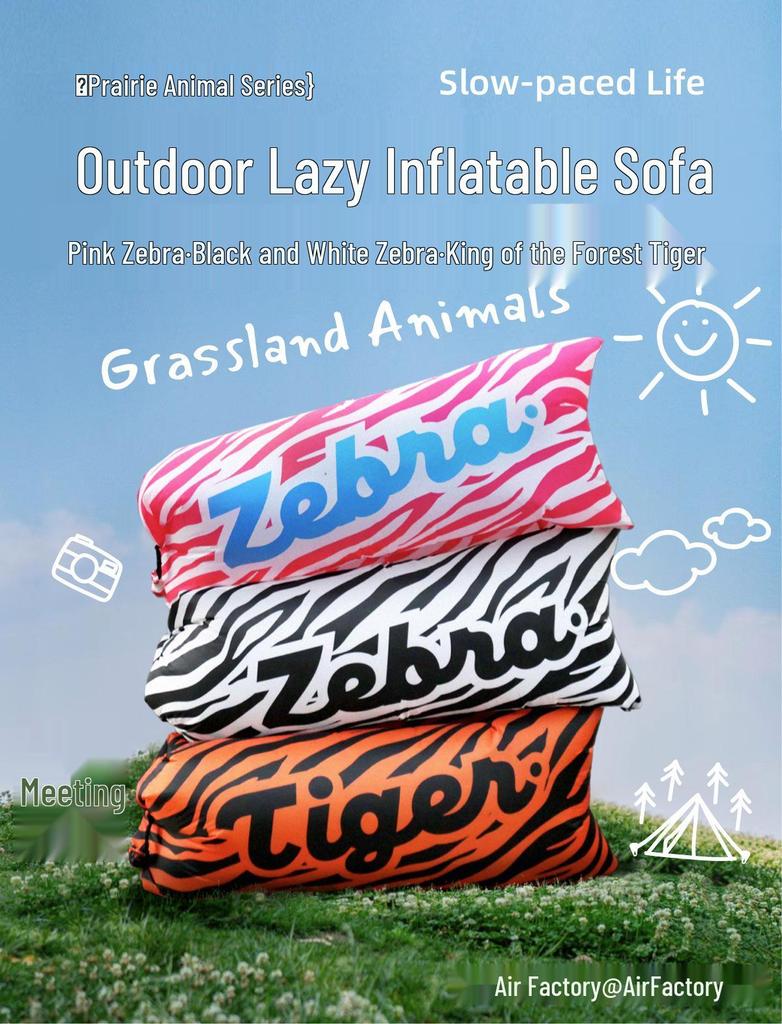 Portable Inflatable Sofa Bed for Outdoor Camping & Beach Lounging