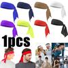 Solid Color Tennis Headband Polychrome Sweatband Women Men Hair Band Cycling Turban Headband Running Basketball Yoga Decoration
