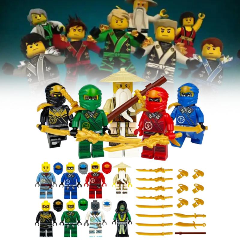 Mini Ninjago Figure Toy Building Block Set Kids Early Educational Durable Gift