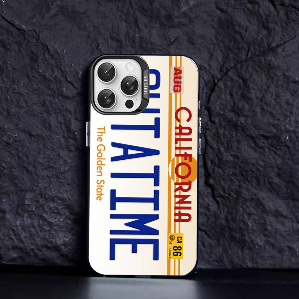 Back To The Future Phone Cases For IPhone 17 16 15 14 13 12 11 Plus Pro Max Pro Color Matte Cover