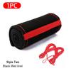 SEAMETAL Braid Steering Wheel Cover Premium Suede Anti Slip Breathable Steering Cover Anti Scratch 37-39CM Steer Wheel Protector