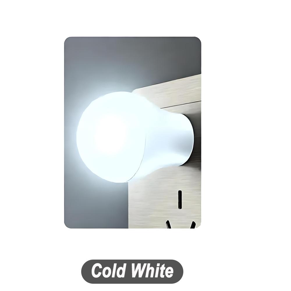 5-20 Pcs USB LED Plug Lamp Cool White Super Bright Eye Protection USB Book Light Computer Mobile Power Charging USB LED Night