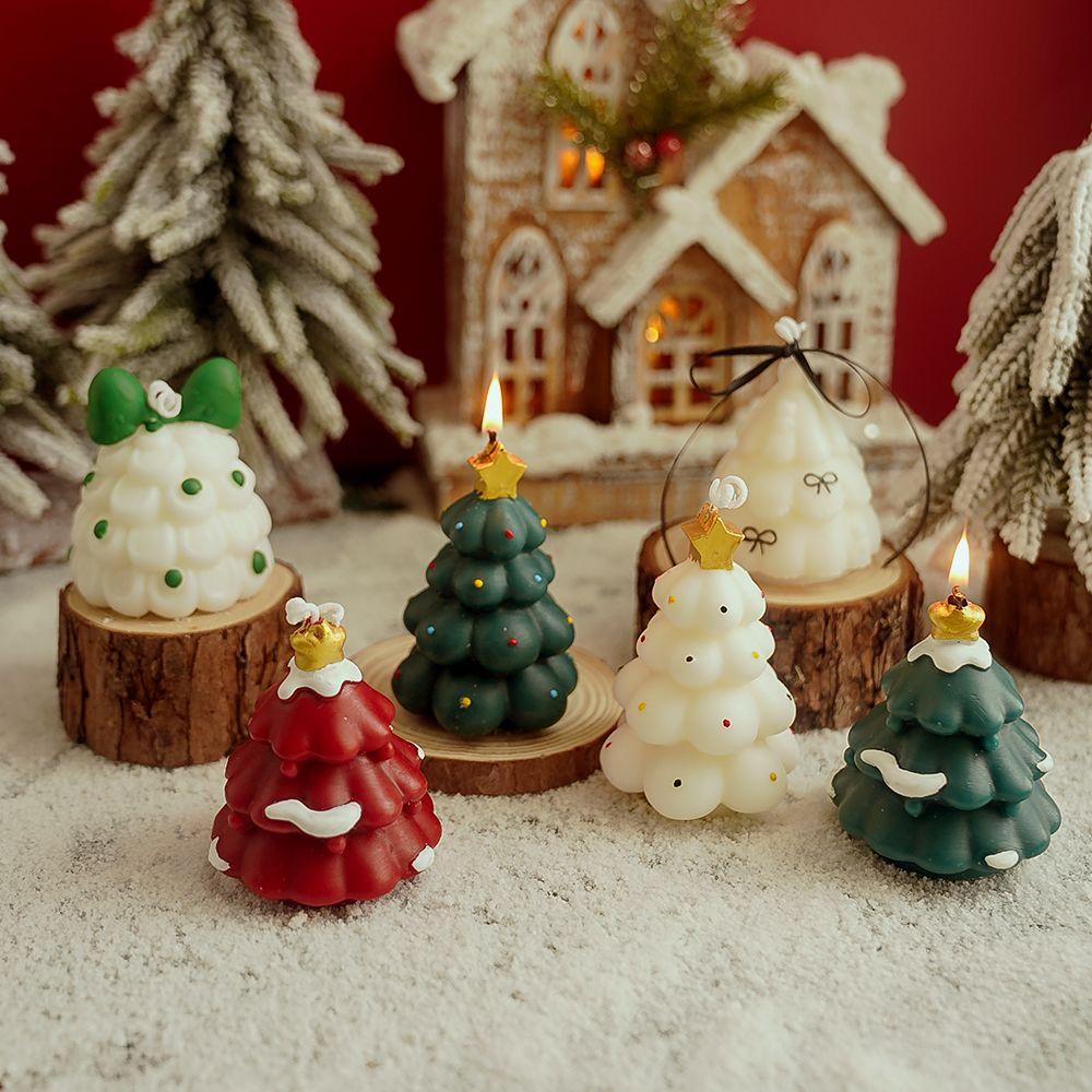 Christmas Tree Scented Candles: Fragrant Gifts for Christmas Parties, New Year's, and Birthdays