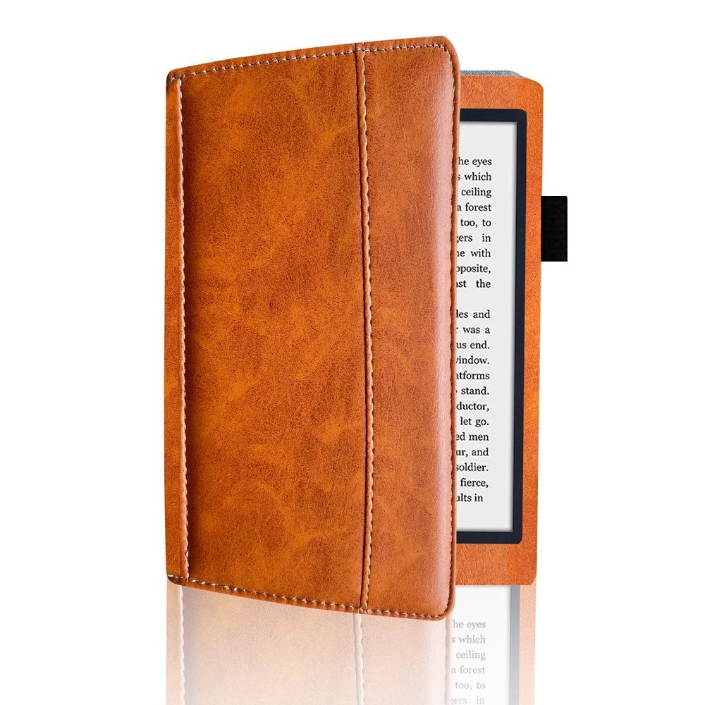 Shockproof N236 Folio Cover Anti-fall Protective Shell for Kobo Aura Edition 2